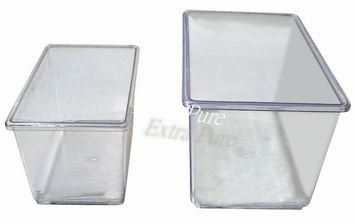 透明塑膠水槽(220X140X140mm)