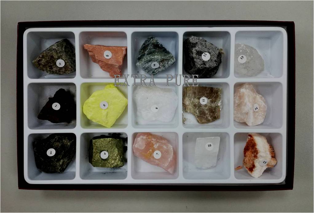 礦物光澤觀察組 ( 15件組 ) 