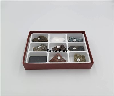 礦物條痕顏色觀察組 ( 8件組 )  