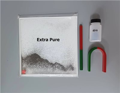 鐵粉演示磁場實驗盤